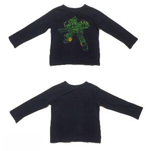 Little Kids Robot Ninja Long Sleeve Shirt Sz 4T